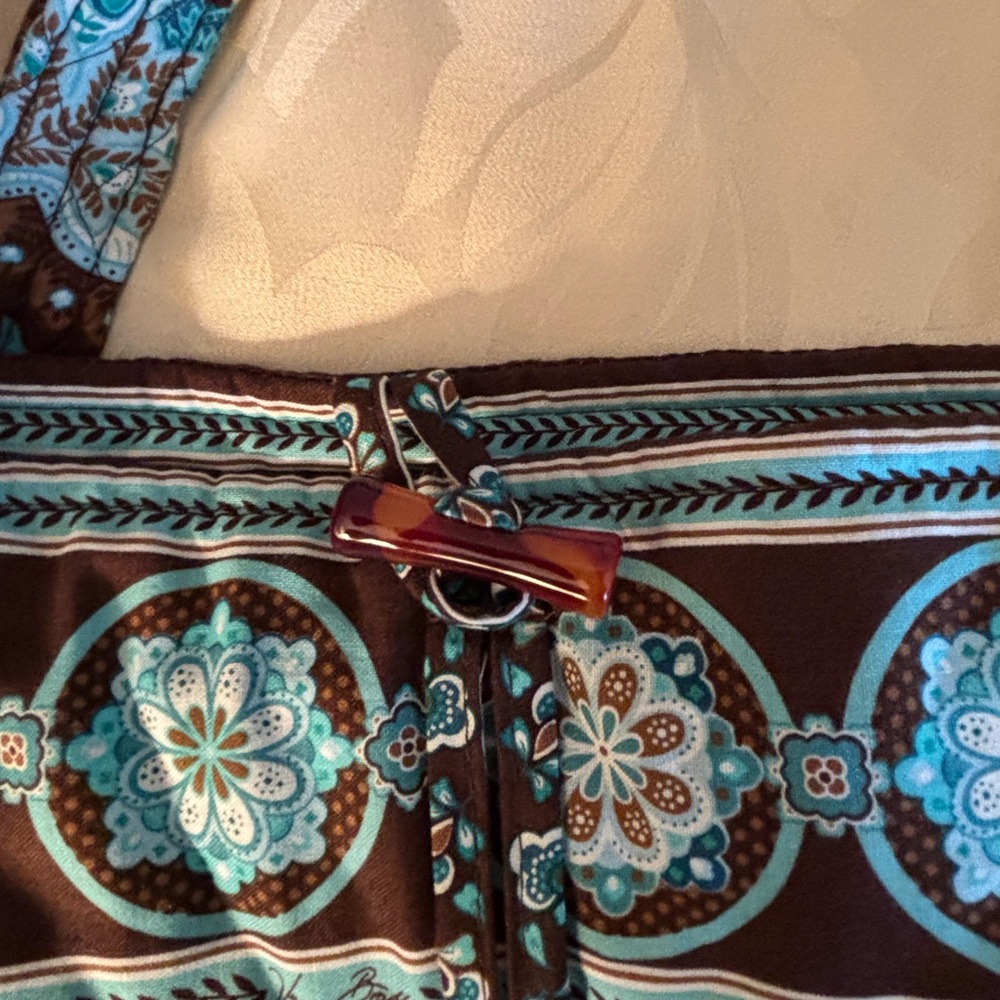 Vera Bradley Java Blue Retired Pattern Large Tote - image 10